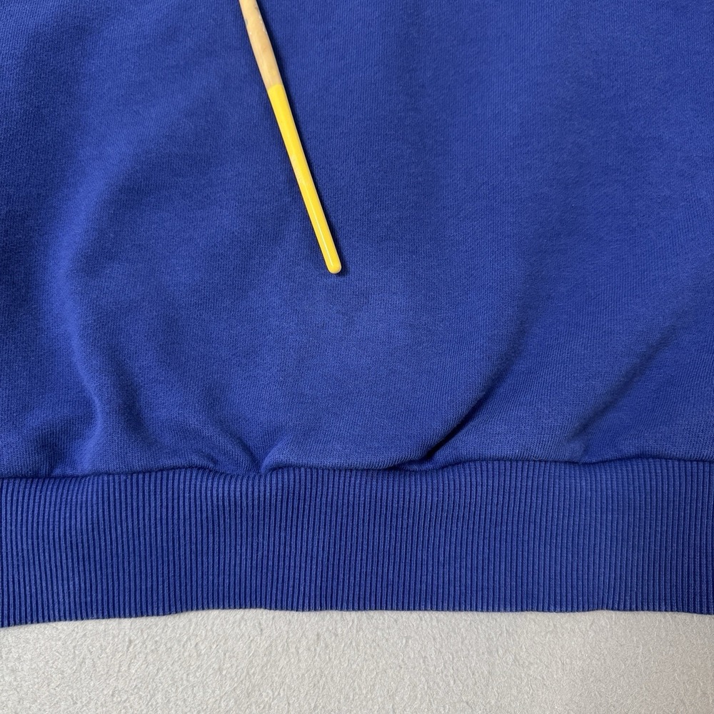 Hugo Boss Sweatshirt Mens XL Blue Logo Sleeve Stripe Sporty Casual Streetwear - Picture 4 of 9